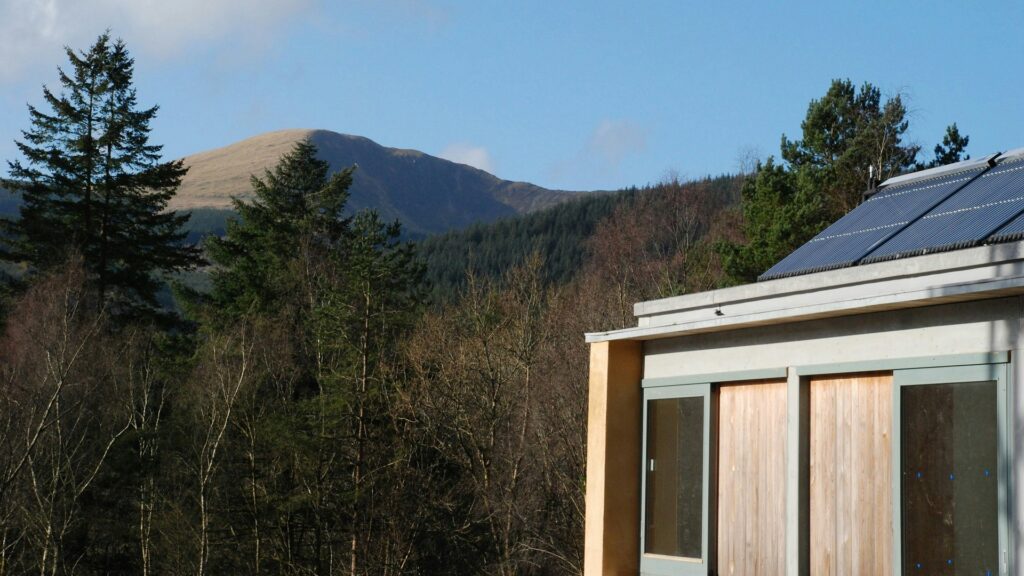 The WISE building on the hillside