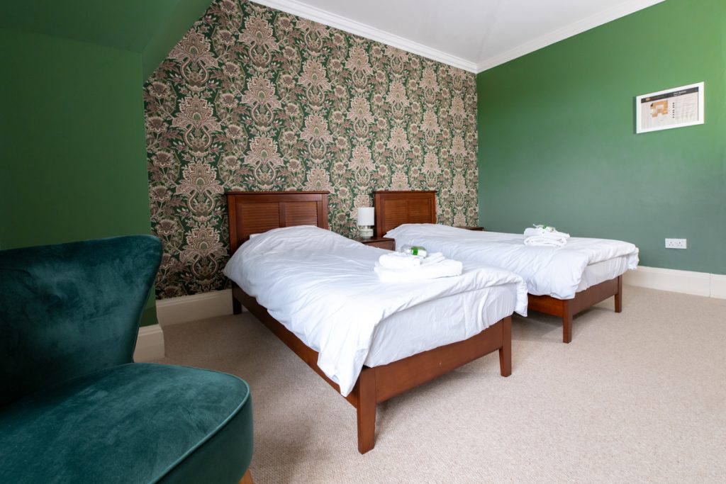 Ensuite bedroom at The Vedanta