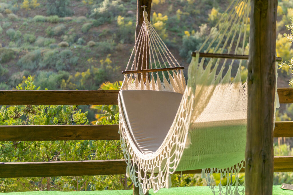 Hammocks above the valley