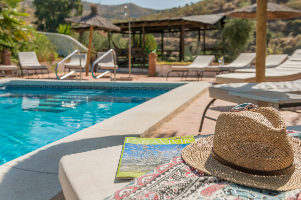 The salt-water pool at Santillan