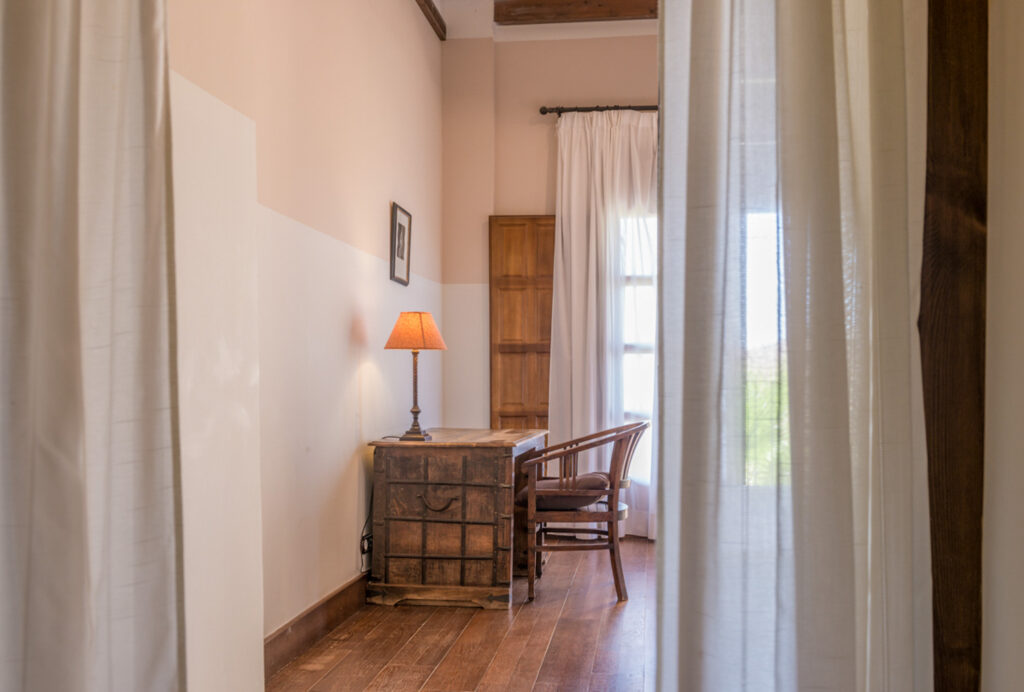 Work desk in a room at Santillan