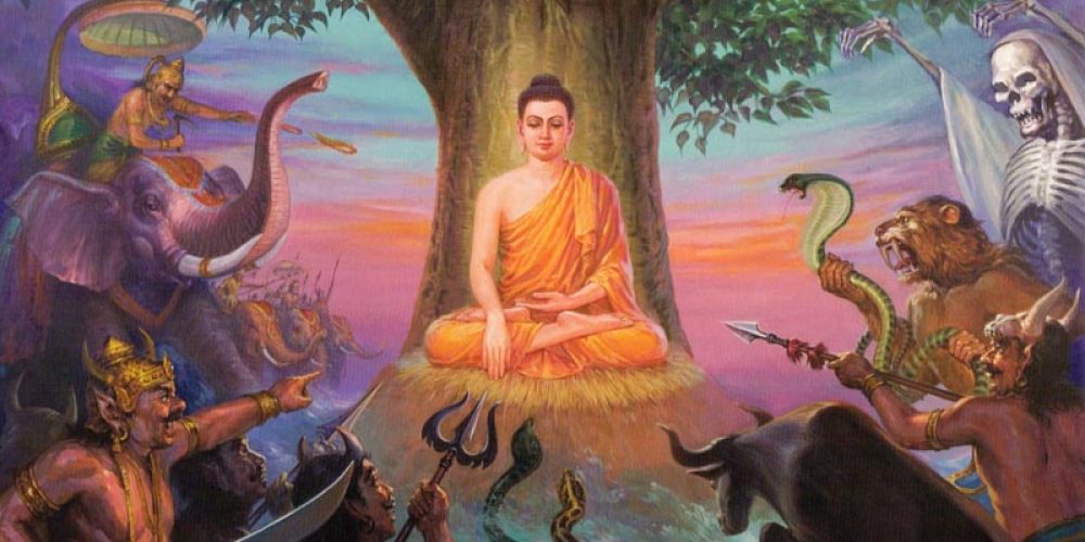 buddha and mara